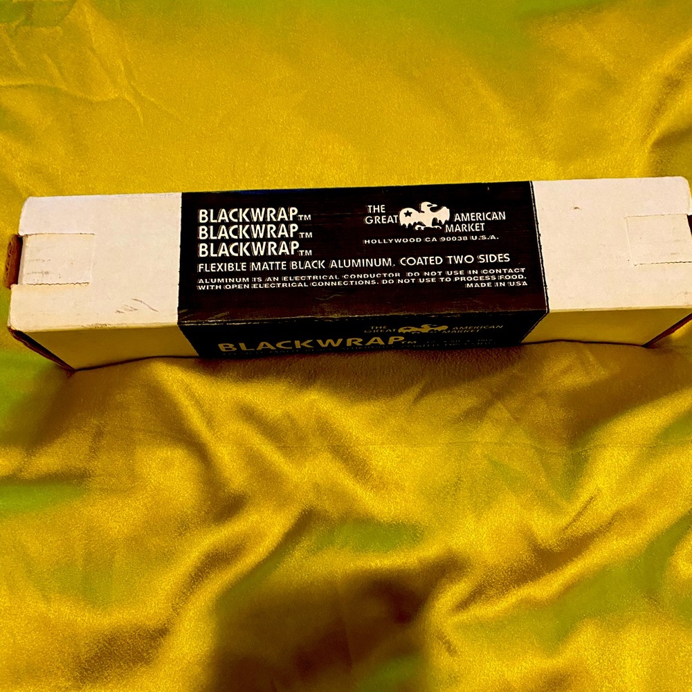 Blackwrap black aluminum